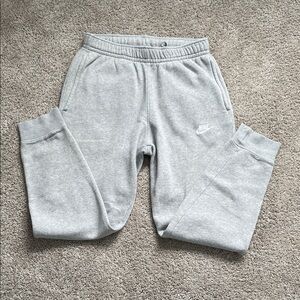 Nike Light Gray Joggers Sweatpants Men’s Small